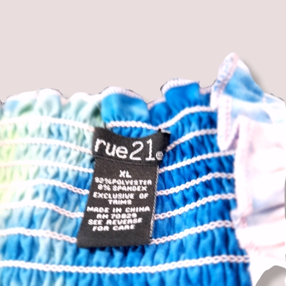 Rue 21 Frill Trim Tube Top - Picture 2 of 2